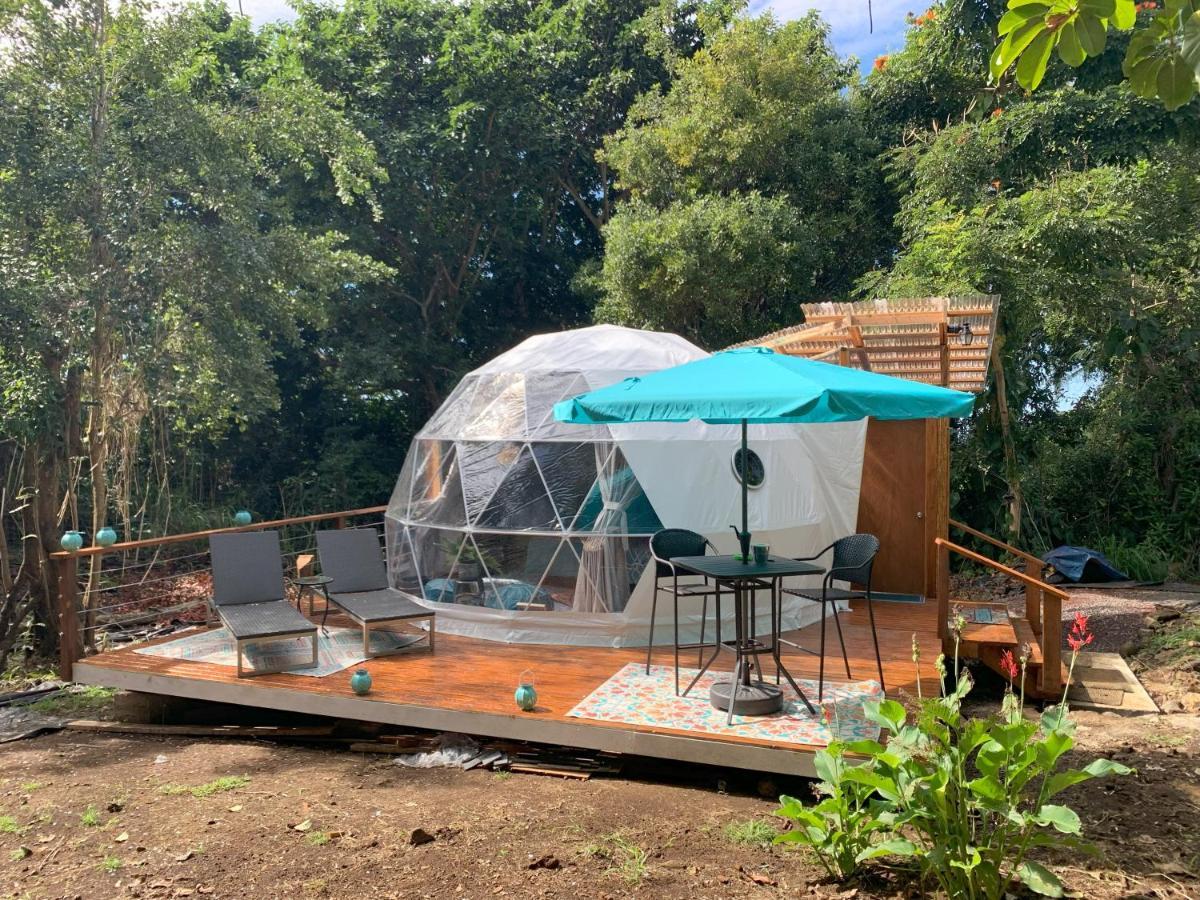 Manta Soul Jungle Geodome Hotel Kealakekua Bagian luar foto