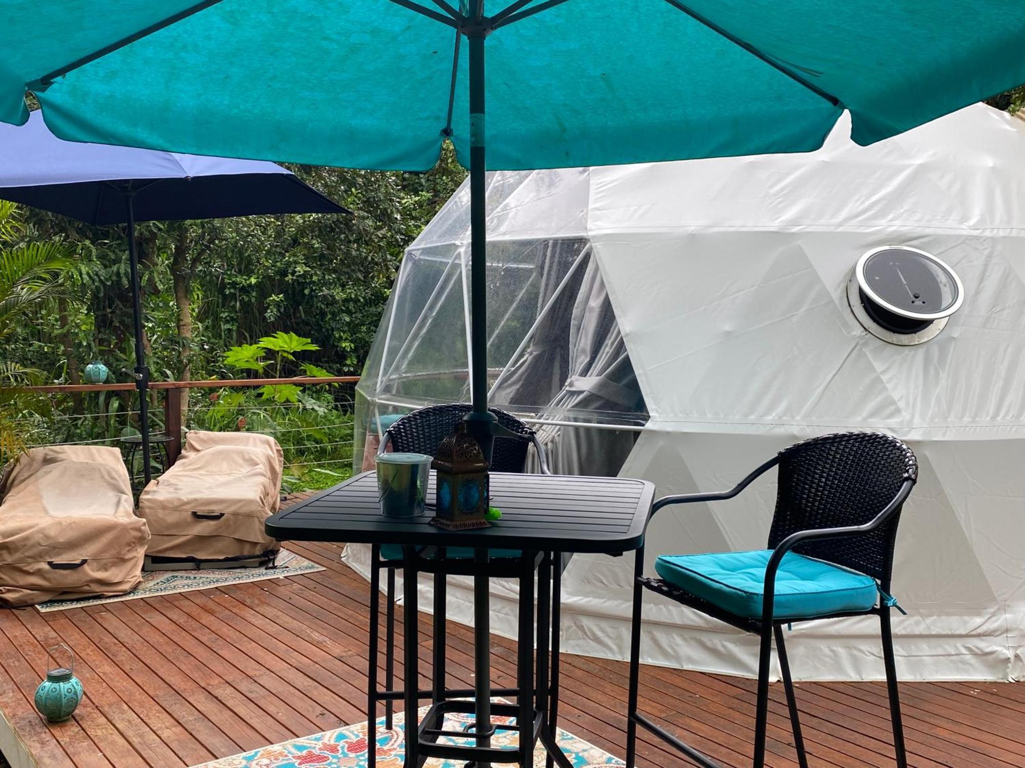 Manta Soul Jungle Geodome Hotel Kealakekua Bagian luar foto