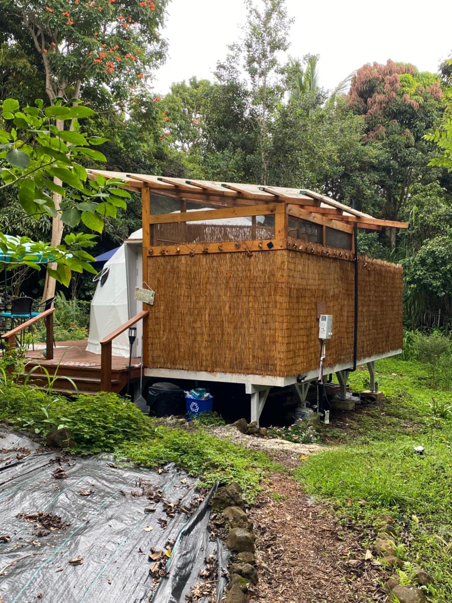 Manta Soul Jungle Geodome Hotel Kealakekua Bagian luar foto